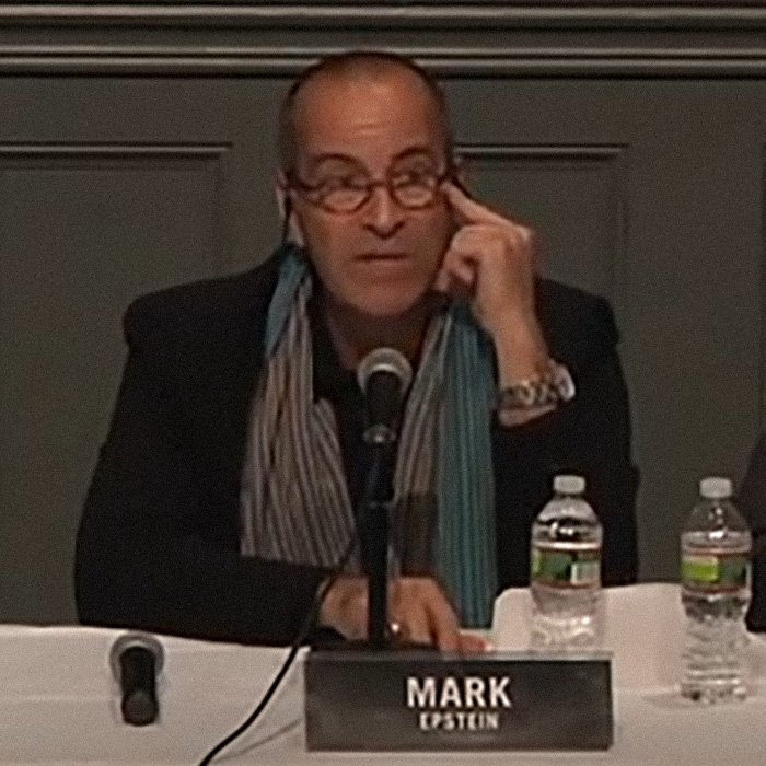 Mark Epstein, Jeffrey Epstein’s brother, speaking during a panel discussion about their final conversation.