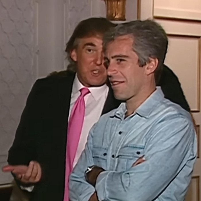 Jeffrey Epstein’s brother speaking about their final conversation in a casual indoor setting with another man.
