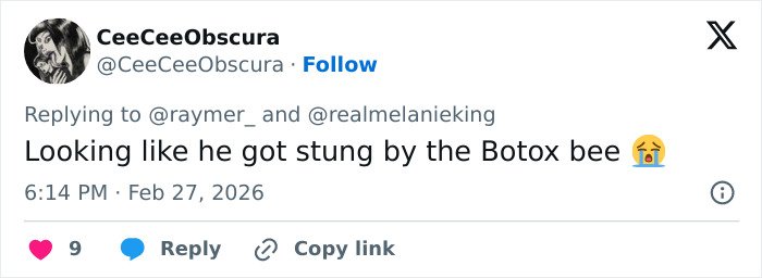 Screenshot of a viral tweet reacting to Jim Carrey footage with fans convinced something is seriously off in the clip.