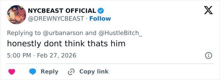 Screenshot of a social media comment questioning the authenticity of viral Jim Carrey footage, sparking fan debate.