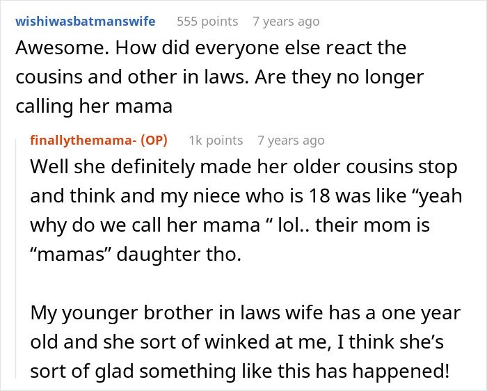 Sassy teen confidently puts grandma in her place during family gathering, earning pride and respect from everyone.