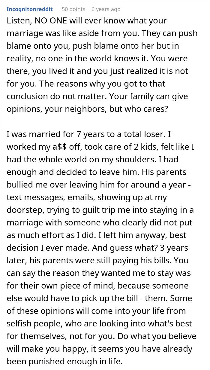 Reddit user shares thoughts on marriage challenges after wife leaves and begs for a second chance, sparking internet discussions.