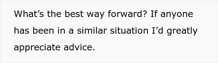 Text post asking for advice about a man who wants to move in with his girlfriend but refuses to live in her apartment.