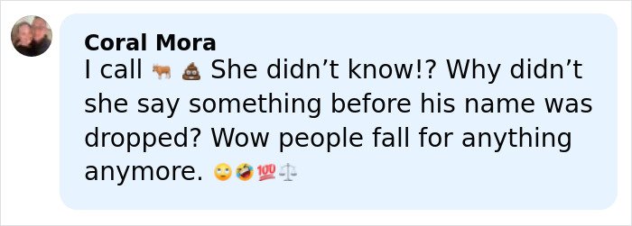 Comment by Coral Mora expressing disbelief about Melinda Gates not speaking up sooner on Bill and Epstein STD allegations.