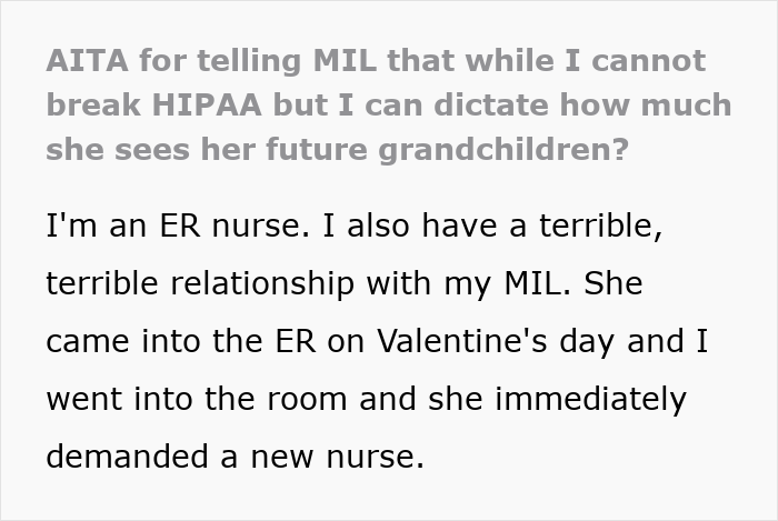 Nurse finds MIL on a secret date, faces HIPAA rules, and feels stressed about keeping confidentiality.