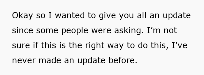 Text message update from a man revealing his true face after his girlfriend handles maid of honor duties at wedding.