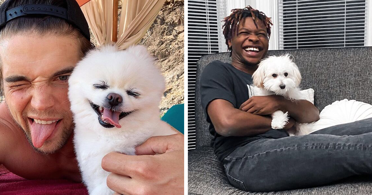 This Instagram Page Shows Heartwarming Photos Of Attractive Men And Their Dogs (49 Pics)