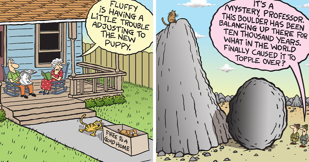 30 Playful One-Panel Comics By Bill Whitehead To Add Humor To Your Day (New Pics)
