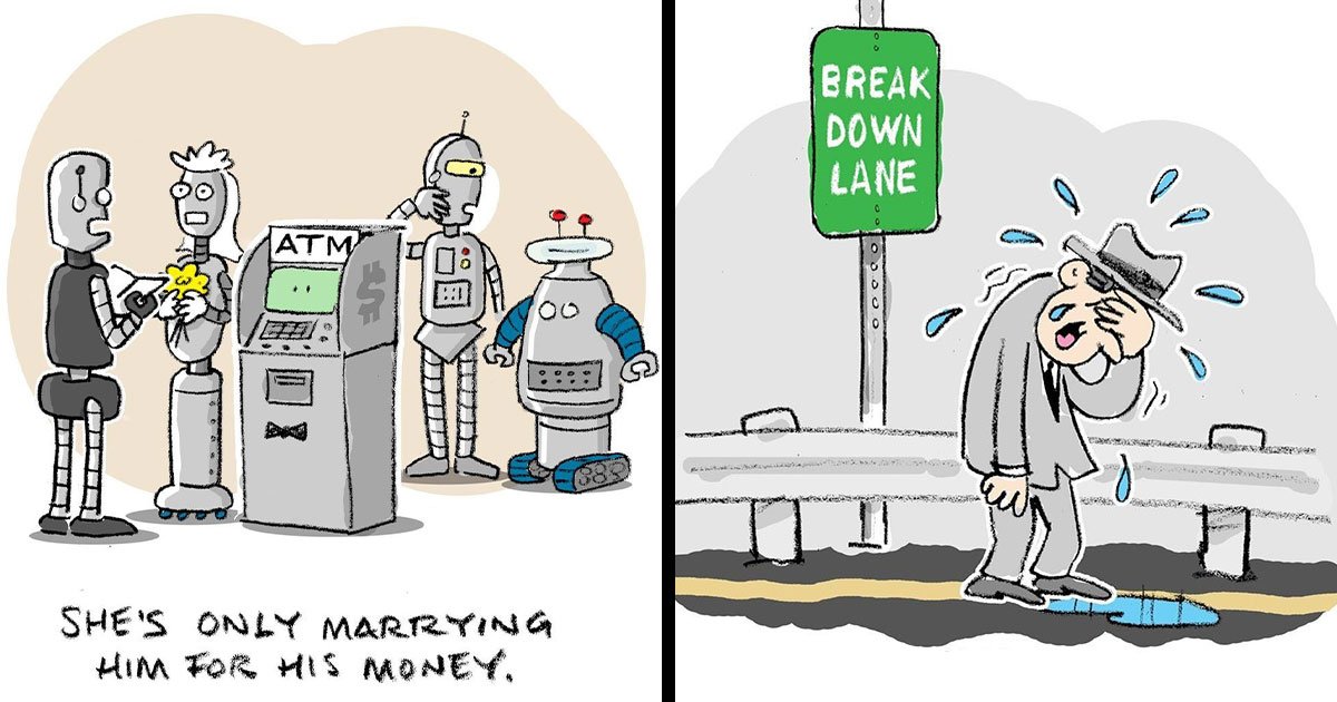 Joe Lennon’s Sharp Single-Panel Comics Find Dark Humor In Life’s Smallest, Strangest Moments (52 Pics)