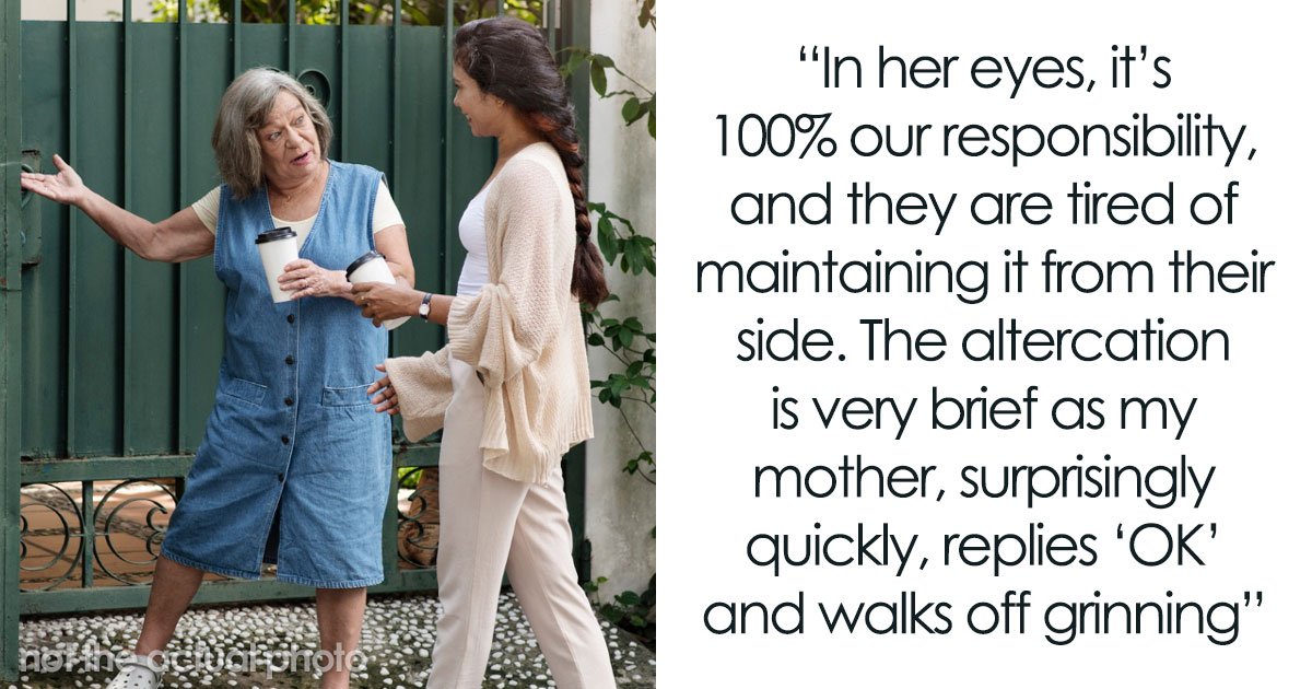 Neighbors Try To Force Woman To Trim Living Hedge Diving Their Properties, She Maliciously Complies
