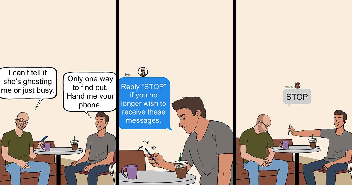 28 Darkly Funny Comics By ‘Just Jon’ About Life’s Most Awkward Moments (New Pics)