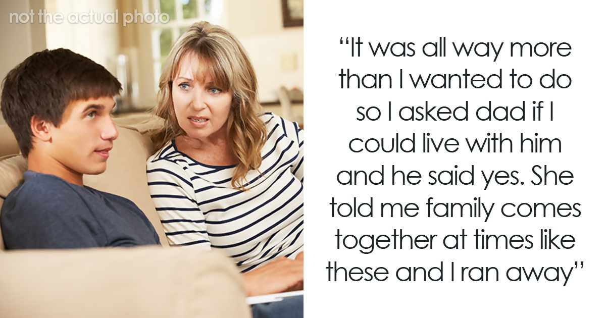16YO Decides To Live With Dad After One Too Many Kids Move Into Mom’s House: “Selfish”