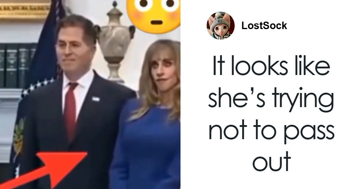 Woman’s “Strange Behavior” During White House Press Conference Goes Viral