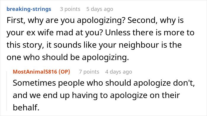 Man stressed and paranoid trying to avoid unhinged neighbor who won&rsquo;t leave him alone outside his home.