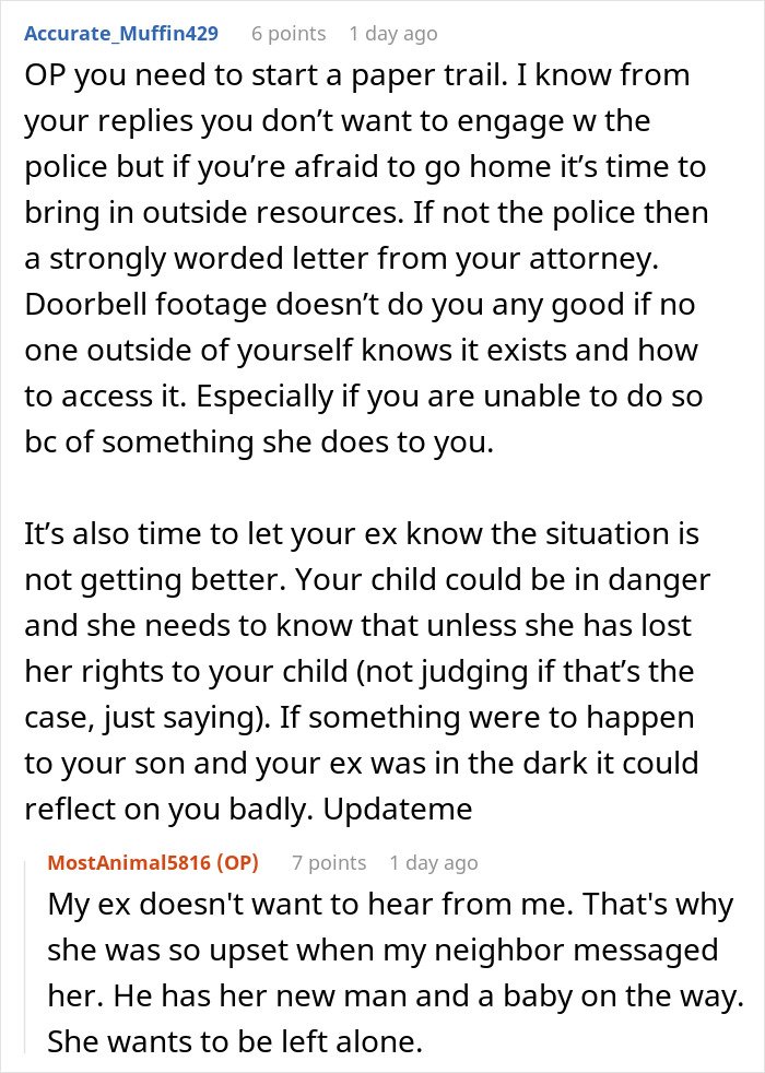 Man stressed and paranoid about going back home due to unhinged neighbor harassing and refusing to leave him alone.