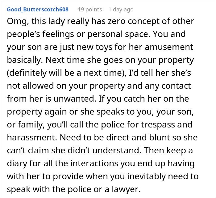 Man stressed and paranoid trying to avoid unhinged neighbor who refuses to leave him alone at home.