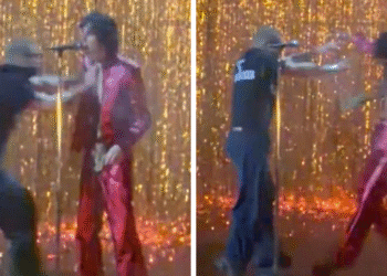 Chaos At Brit Awards As Singer Gets Pushed Off Stage Mid Performance In Viral Video