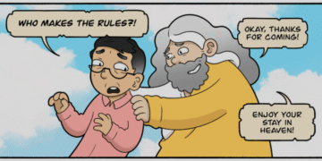 This Comic Series Uses Humor To Answer: What If God Had Human Struggles? (18 Pics)